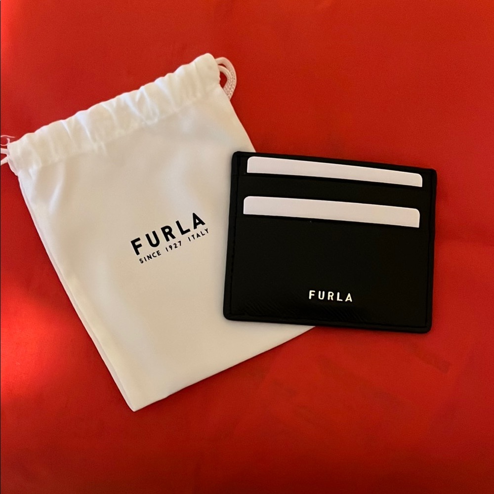 - Furla Black Card Wallet full inclusion NIB